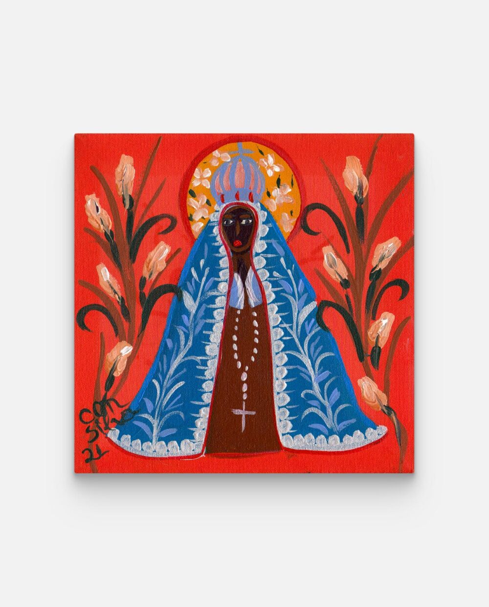 Nossa Senhora Aparecida – Con Silva – Pintura Em Tela Assinada