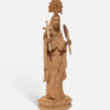 Santa Rita - Ivan Do Maxixe - Escultura Em Madeira - Assinada - Imagem 3
