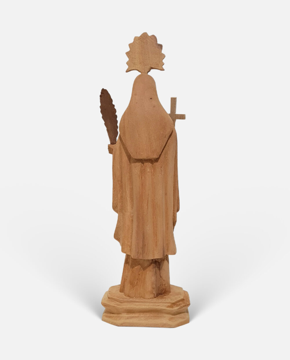 Santa Rita - Ivan Do Maxixe - Escultura Em Madeira - Assinada - Imagem 4