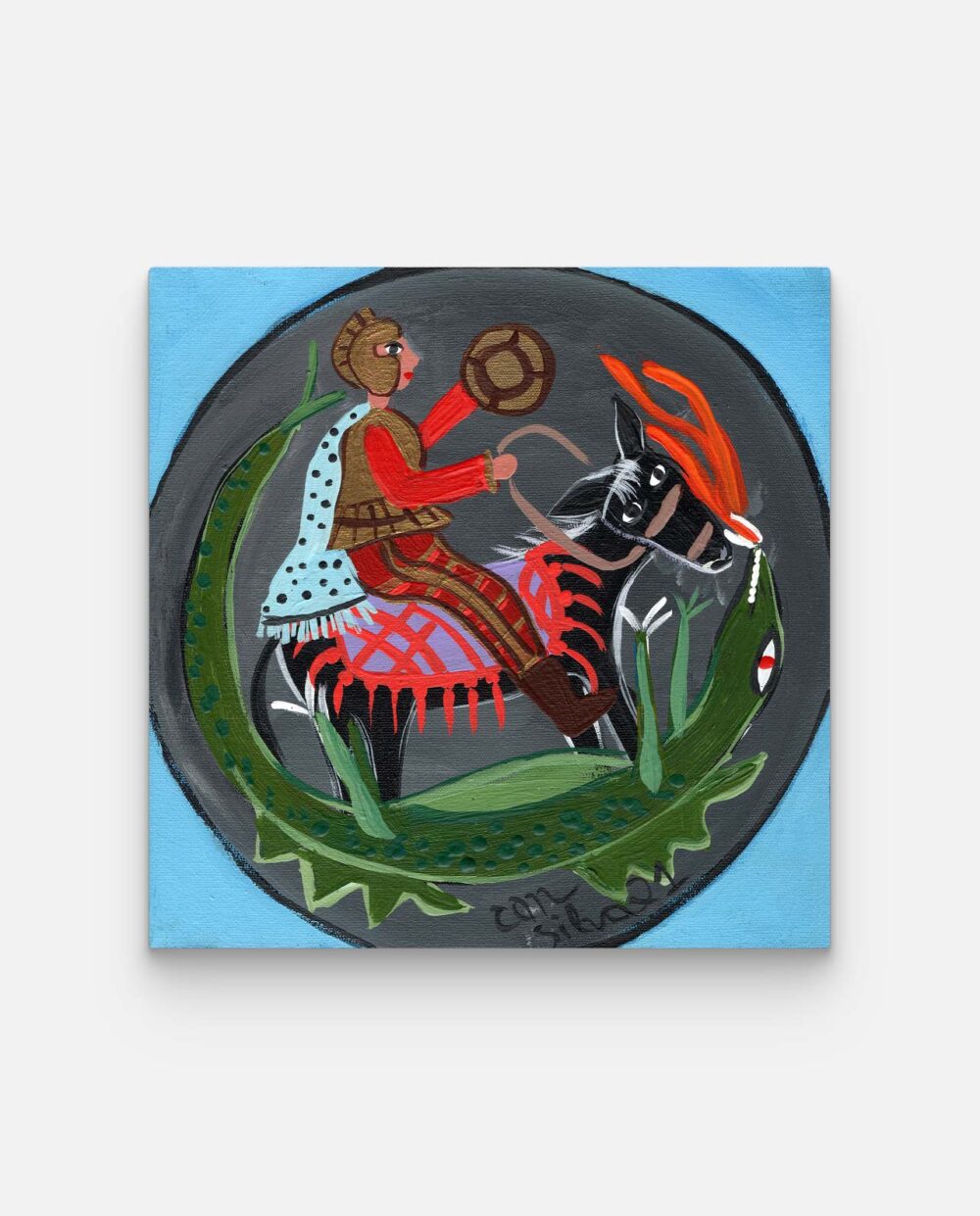 São Jorge – Con Silva – Pintura Em Tela Assinada