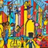 O Circo – Alex Dos Santos – Pintura Em Tela Assinada - Imagem 2