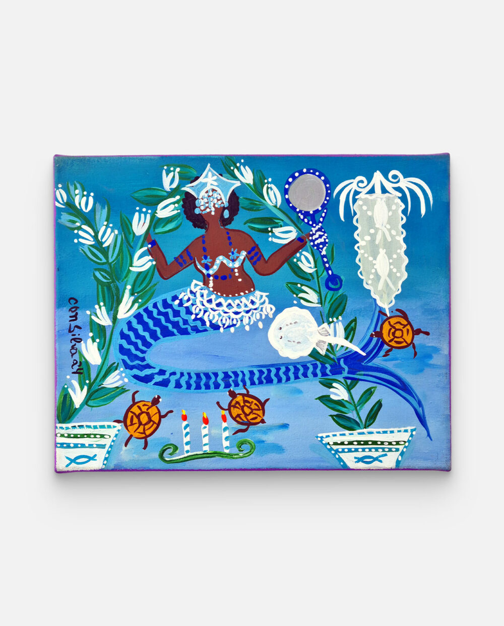 Iemanjá – Con Silva – Pintura Em Tela Assinada