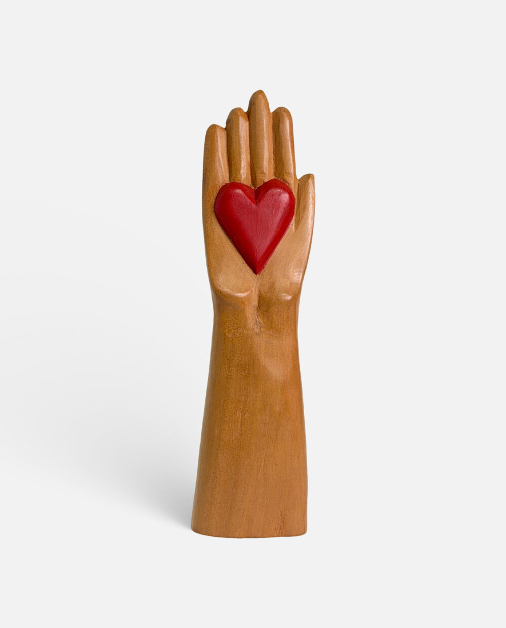 Mão Com Coração – Mara – Escultura Assinada