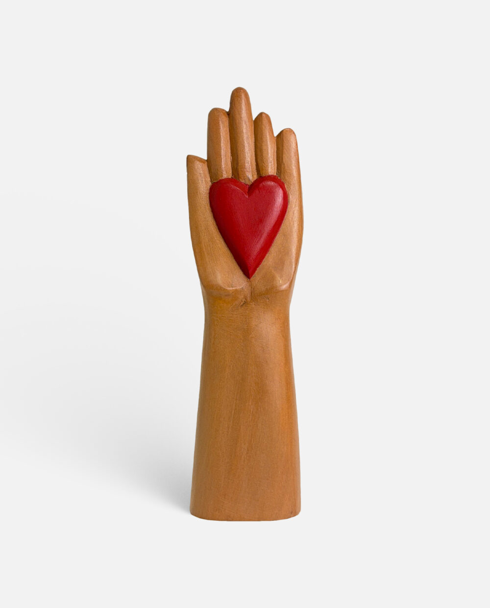 Mão Com Coração – Mara – Escultura Assinada